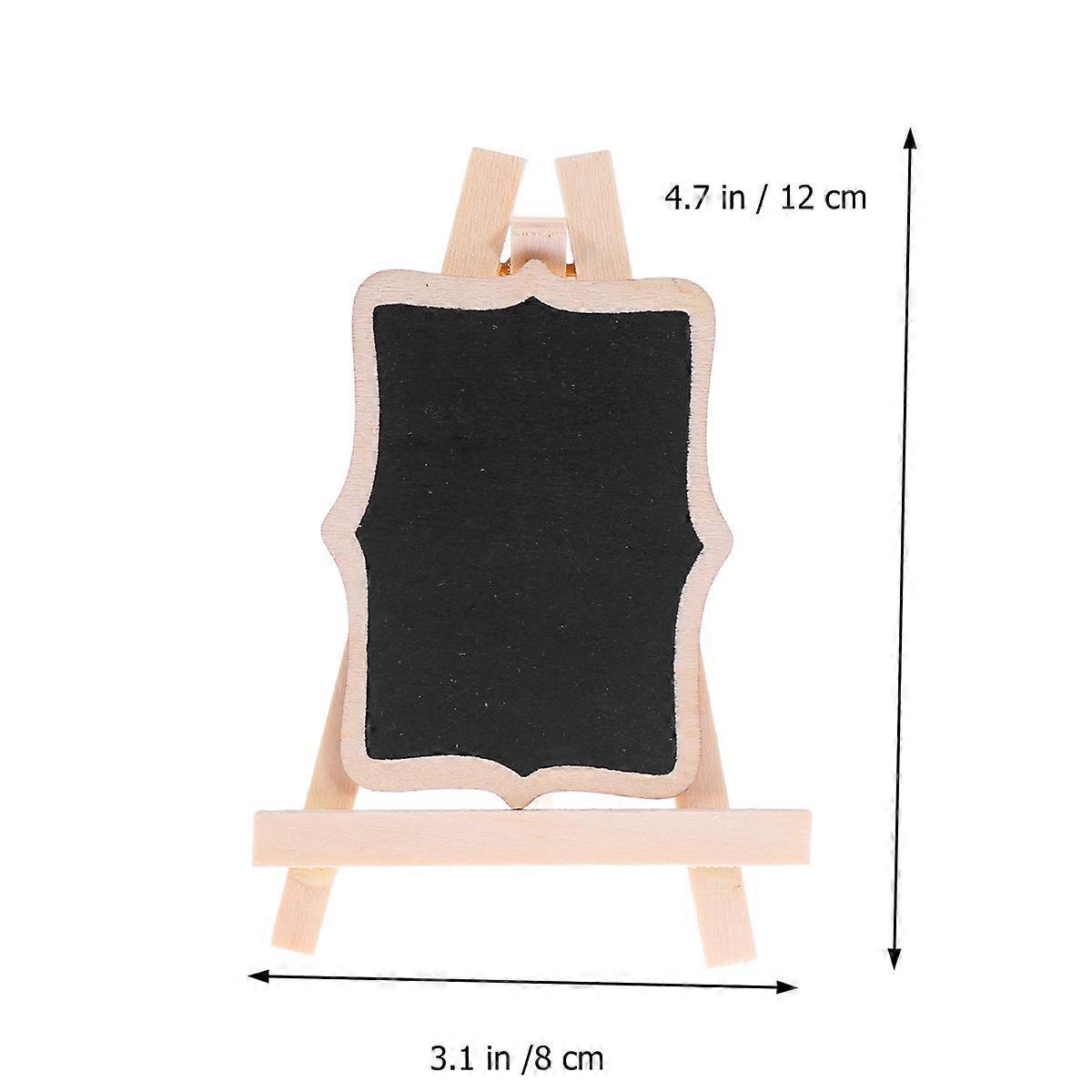 Erasable Note Board School Use Bamboo Small Table Board Writing For Kids Rectangular Shape 4.7×3.1×0.4in 1Pcs