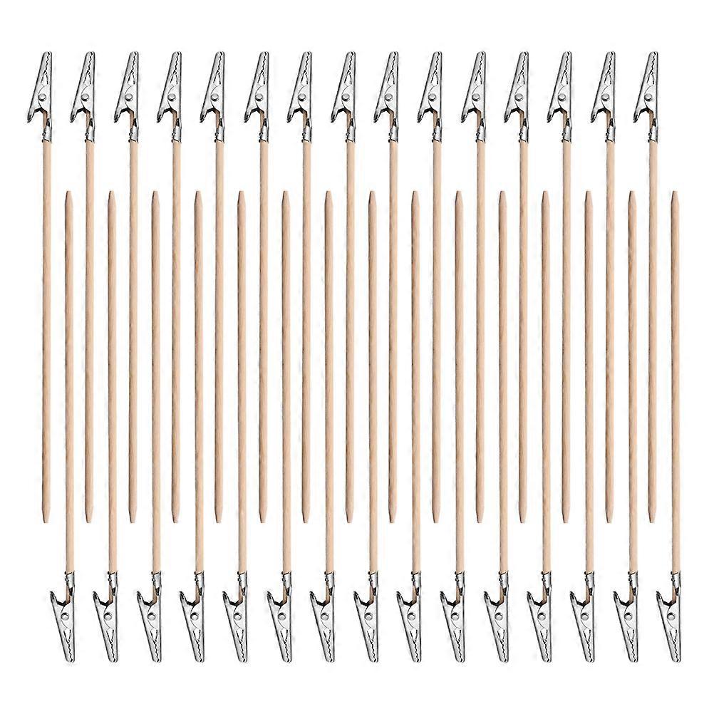 Picture Clips Bamboo Clips for DIY Use 500Pcs Pack