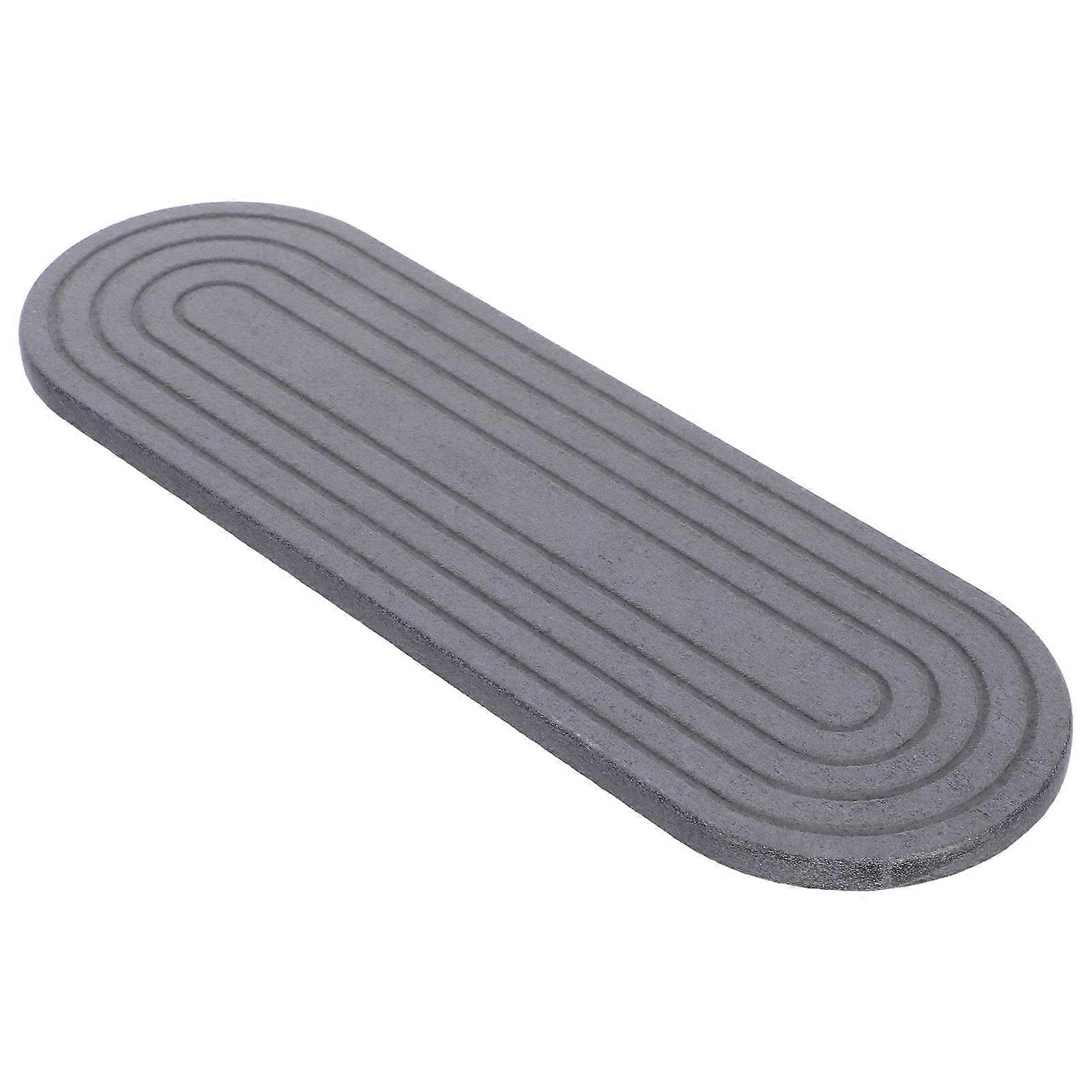 Absorbing Stone Tray for Sink with Quick Dry Feature 2Pcs Dark Grey
