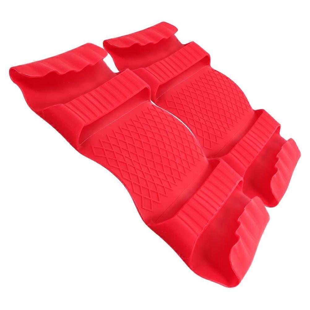 Kitchen Bread Guard Silicone Tool for Bread 8Pcs Red