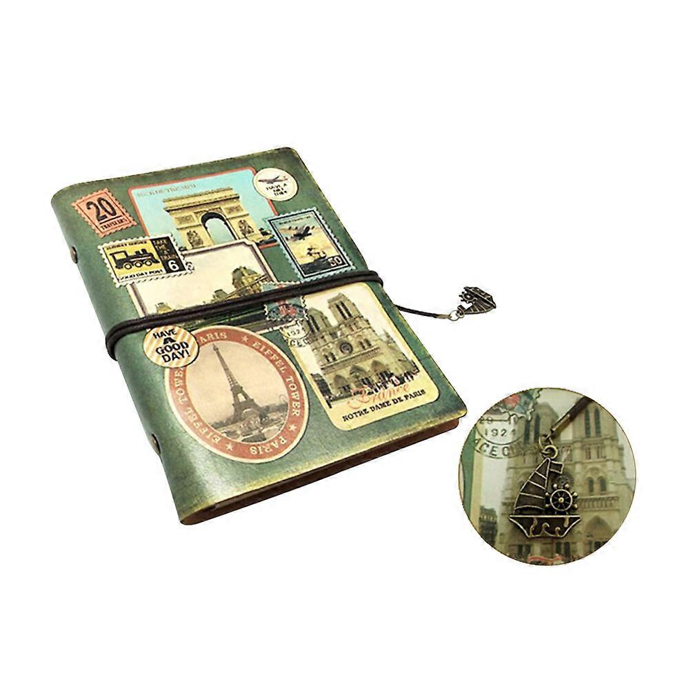 Retro Notebook Classic PU Travel Journal for Gift Use 3Pcs