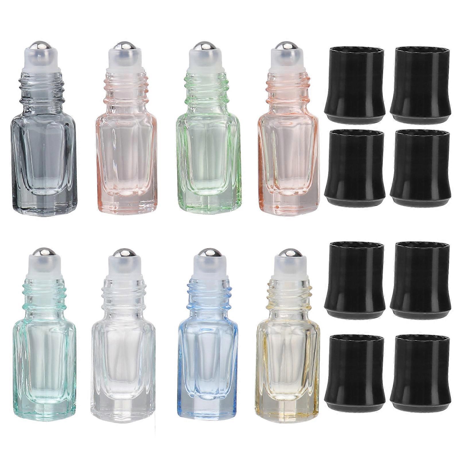 Multipurpose Liquid Sub Bottles for Storage 24Pcs Portable Roller Bottles Assorted Color