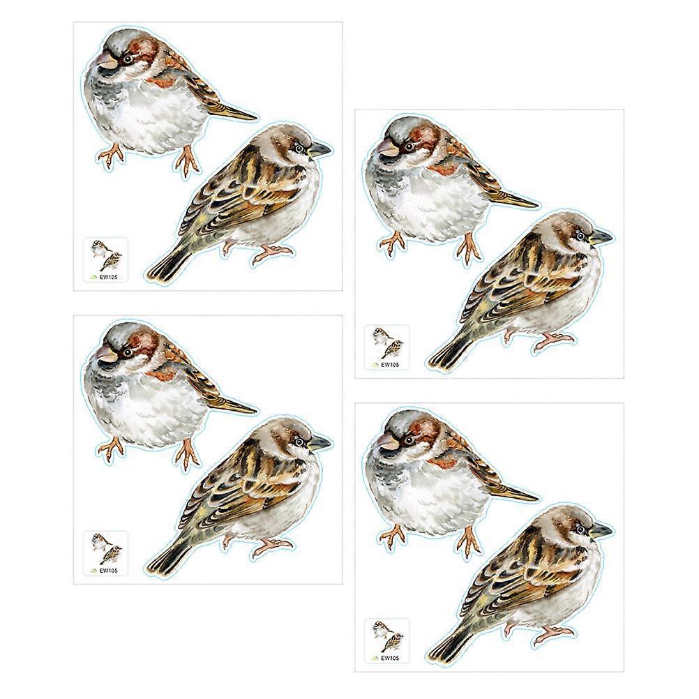 Wall Stickers Protective Bird Pattern Switch Covers for Home Use 20Pcs