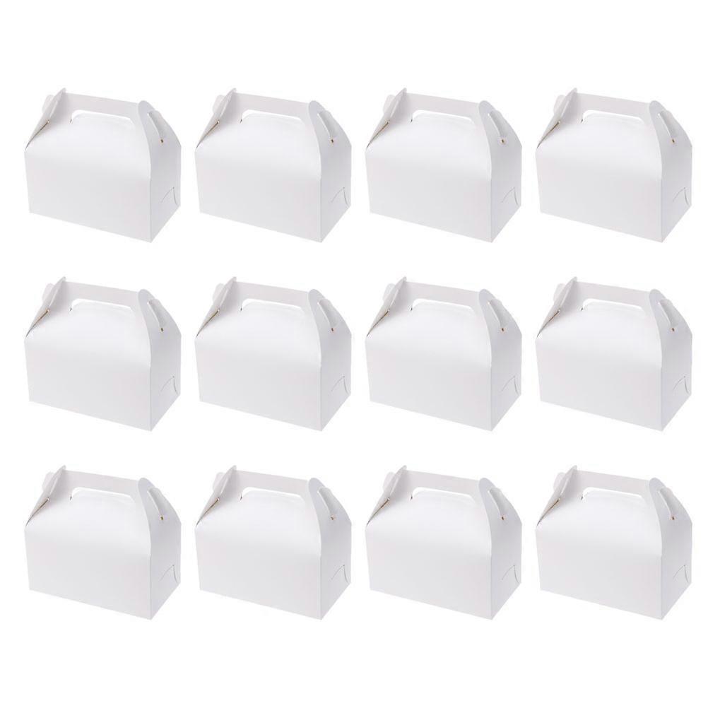 Baking Boxes White Paper Cake Package for Cookies 36Pcs
