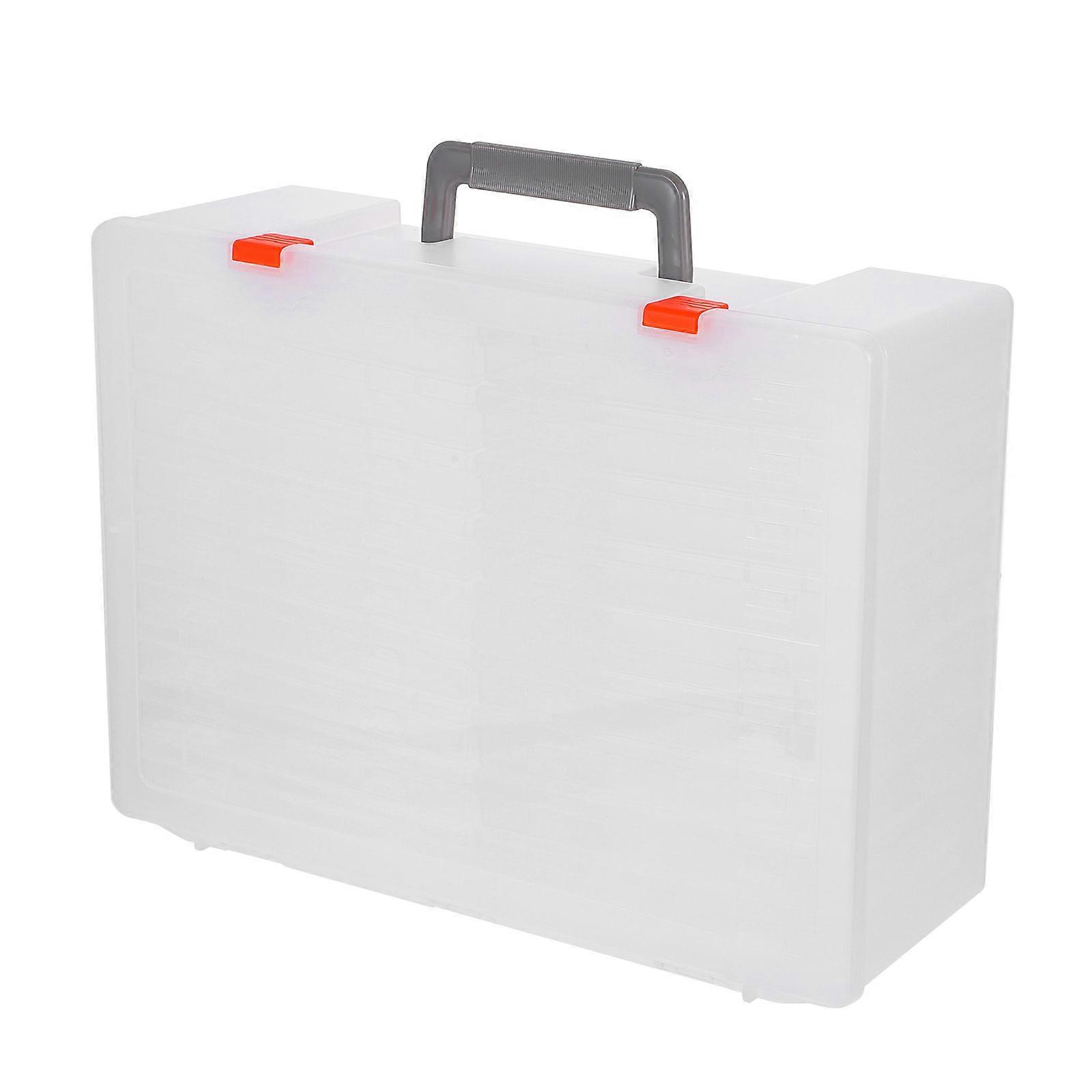 Photo Box Container Organizer for Photo Storage with Handle 1Set