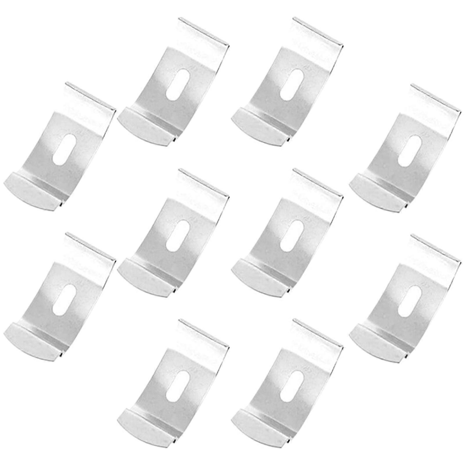 Louver Curtain Bracket for Fixation Brackets 50Pcs White Use