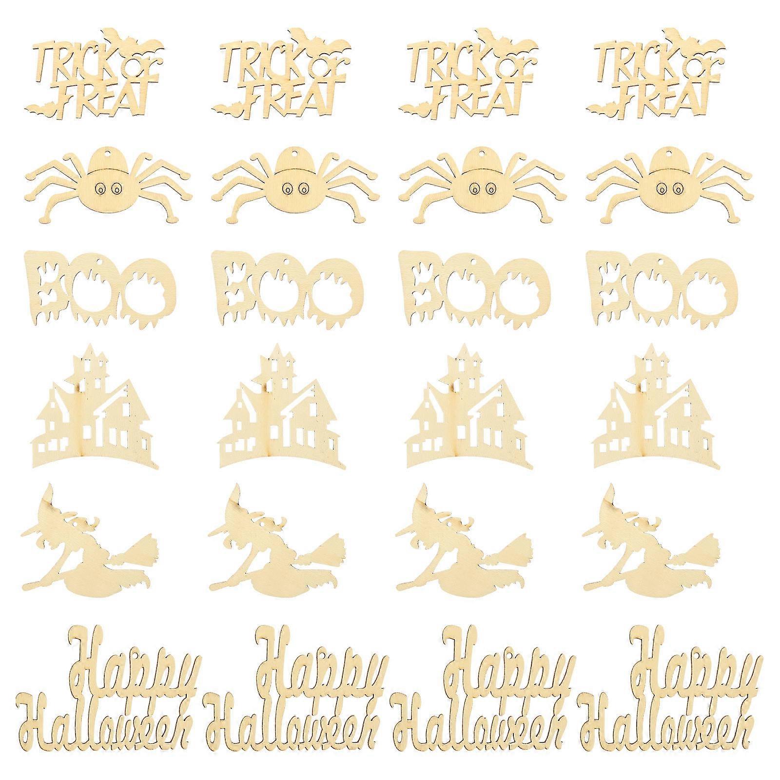 Wooden Cutouts 1800 Pcs Blank Slices Great For DIY Projects Light Yellow Color Ideal For Halloween Decorations