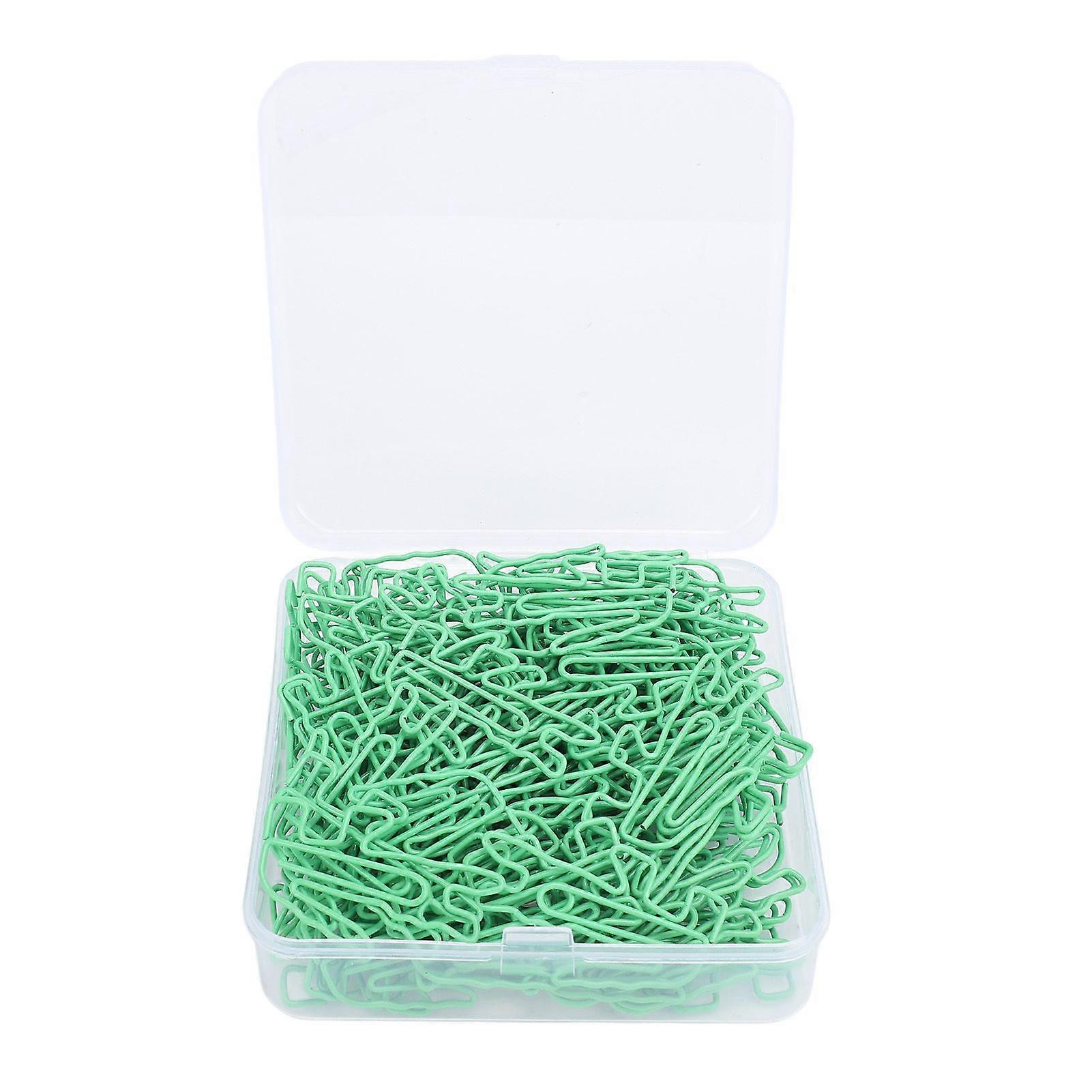 100PCS Paper Clips Crocodile Shaped Stainless Steel Paperclips for Office School Document Sorting