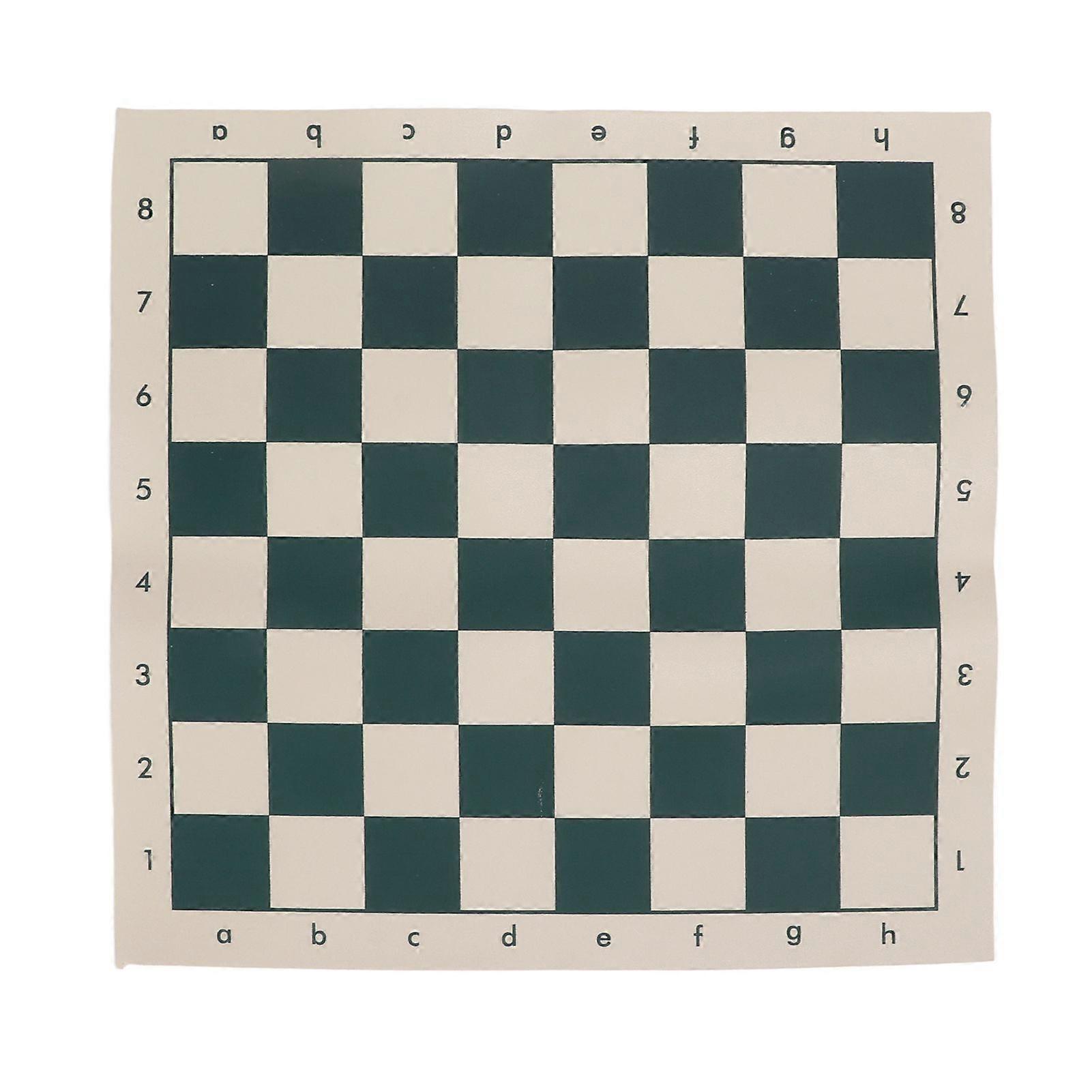PVC Chess Chessboard Only Portable Soft Chess Board Standard Chessboard for Travel Outdoor Camping 34.5x34.5cm