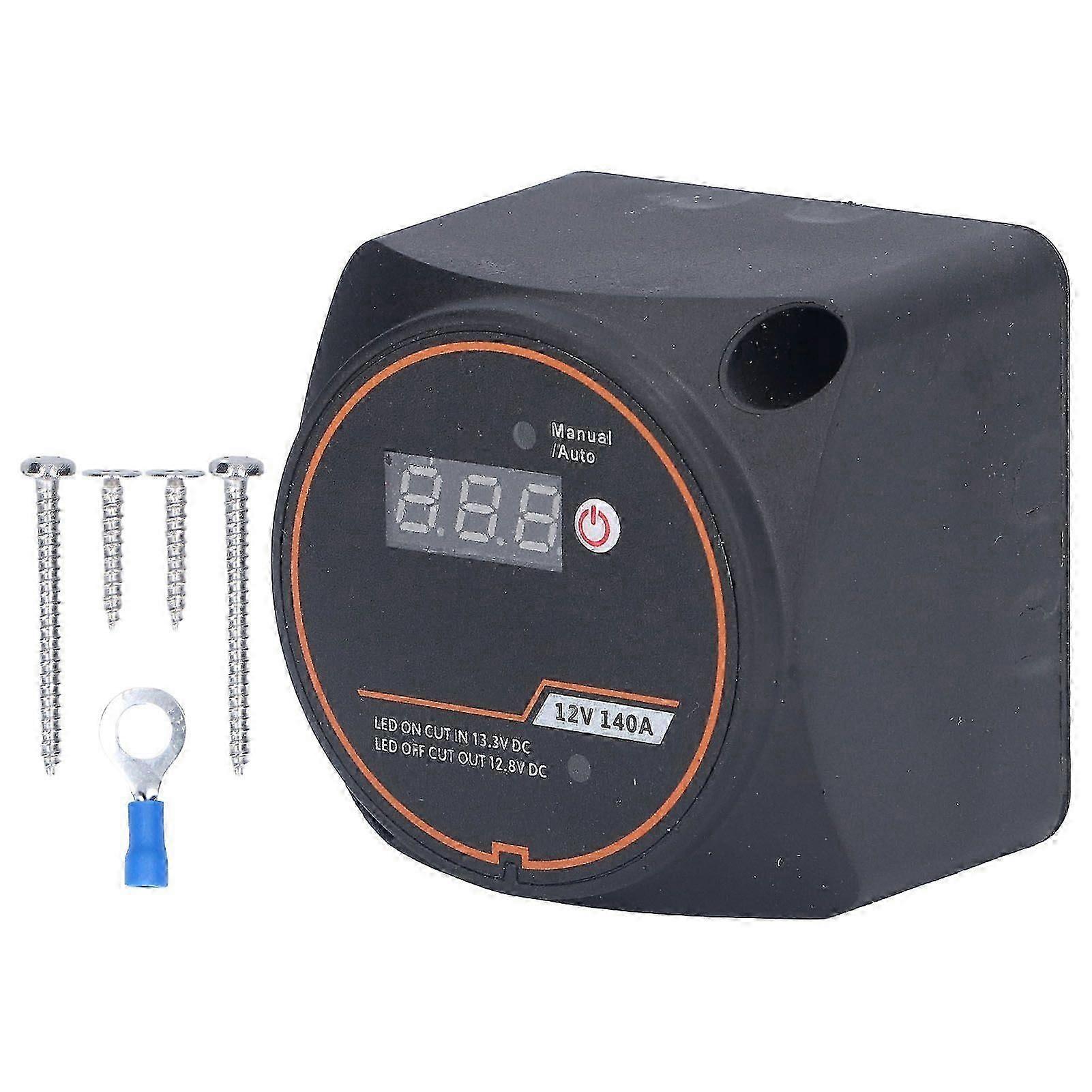 High quality  Dual battery digital display isolator relay protection voltage