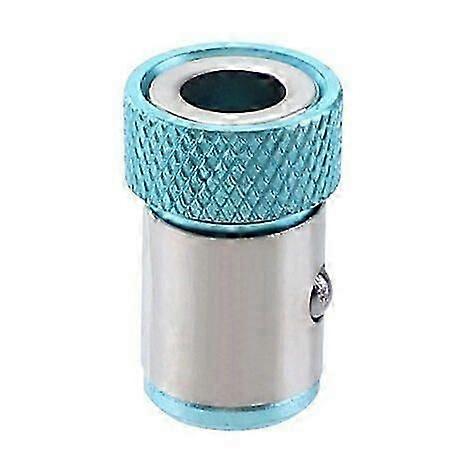 6.35mm Removable Magnetizer Metal Screwdriver Bit Power Tool Accessories (Blue)