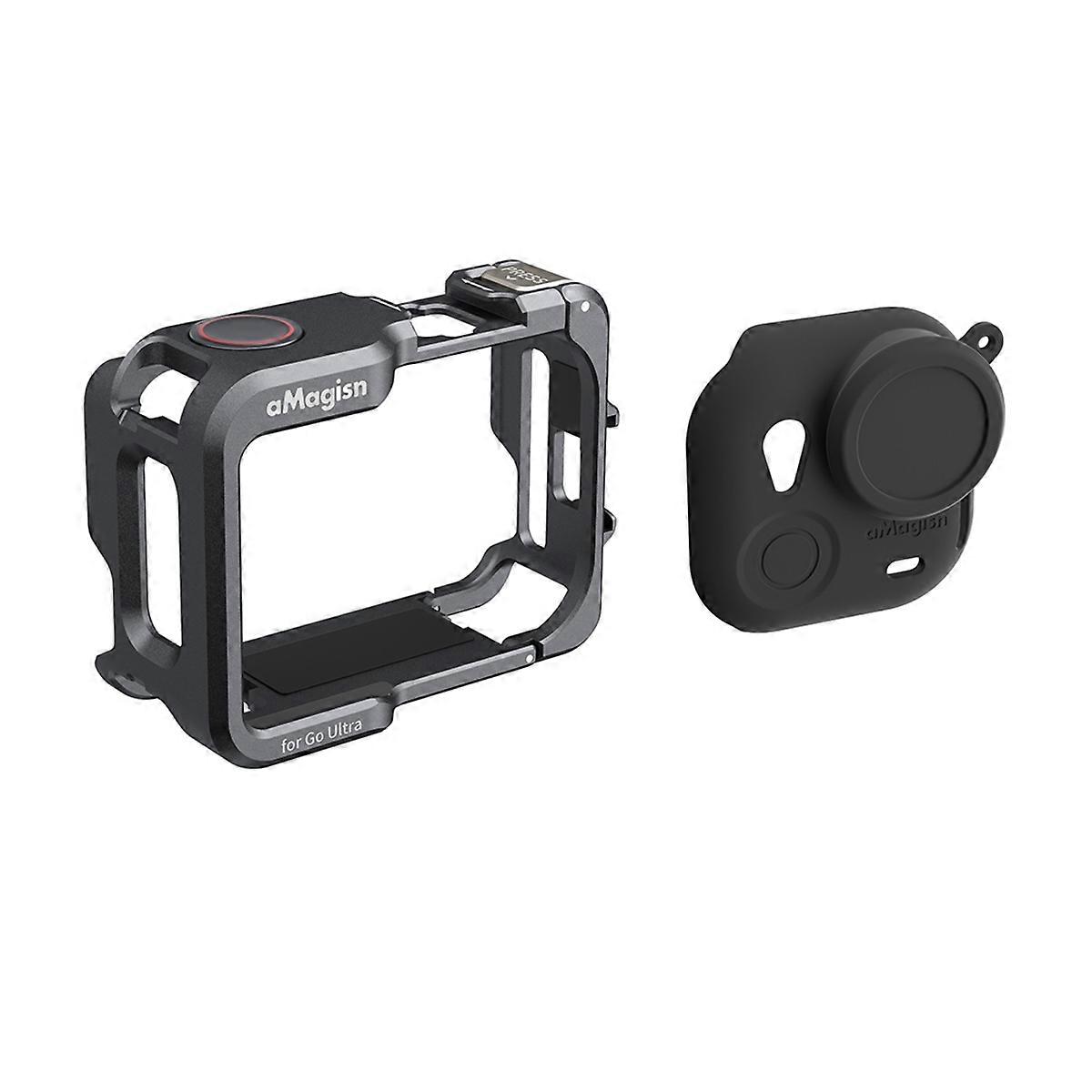 for GO Ultra Metal Cage Expansion Frame Protective Case Cold Shoe Mount for GO Ultra