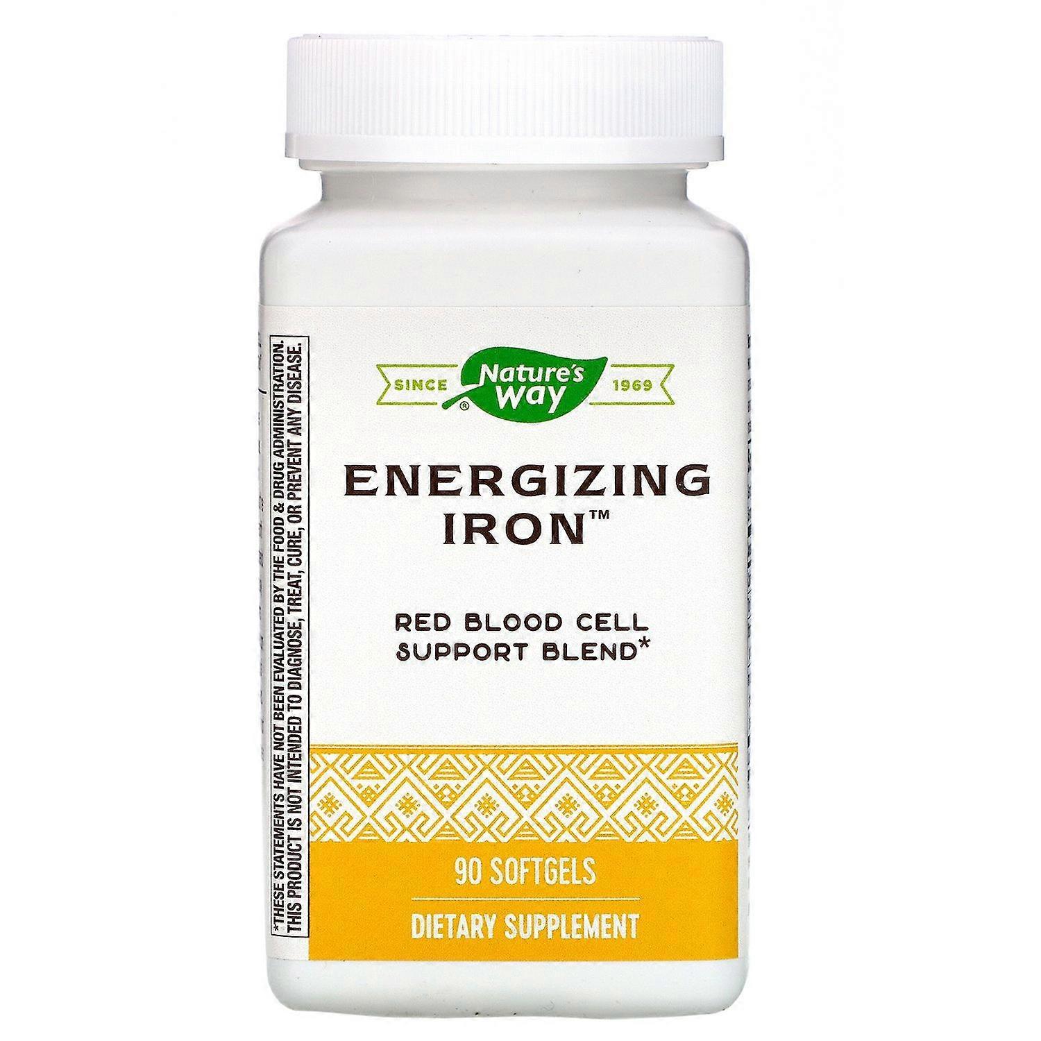 Nature's Way, Energizing Iron, 90 Softgels