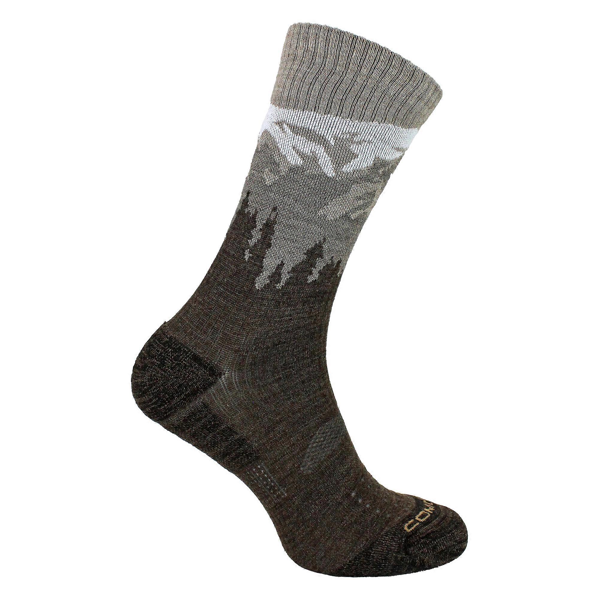 Comodo - Mens Light Performance Crew Merino Wool Socks