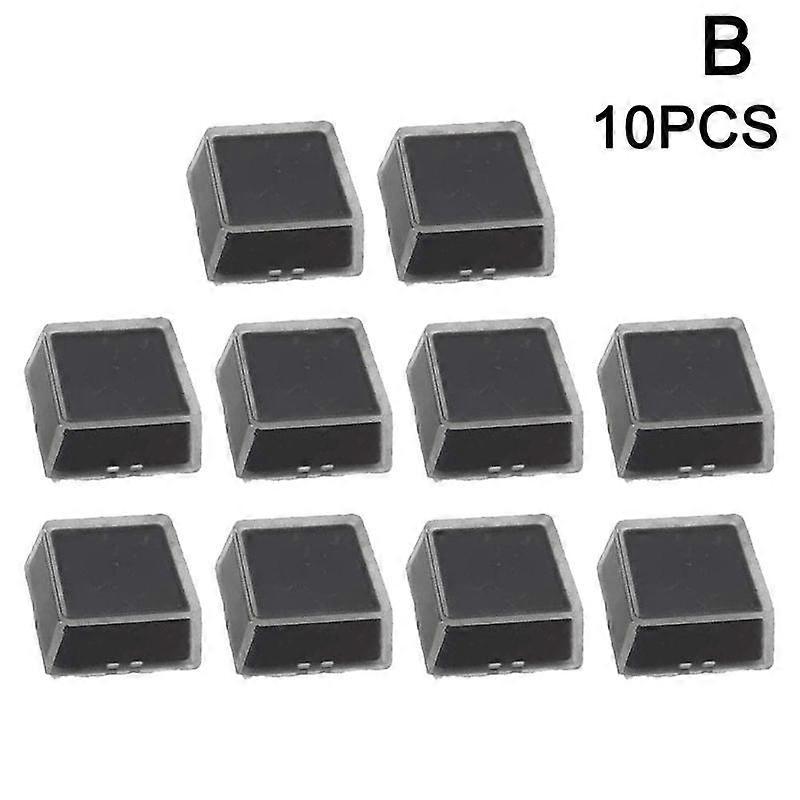 Black(A)(10pcs) Transparent Cover Keycaps Double Layer Keycaps Transparent Shield Keycaps Industrial Keycaps Sticker Keycaps Keyboard Switch Caps