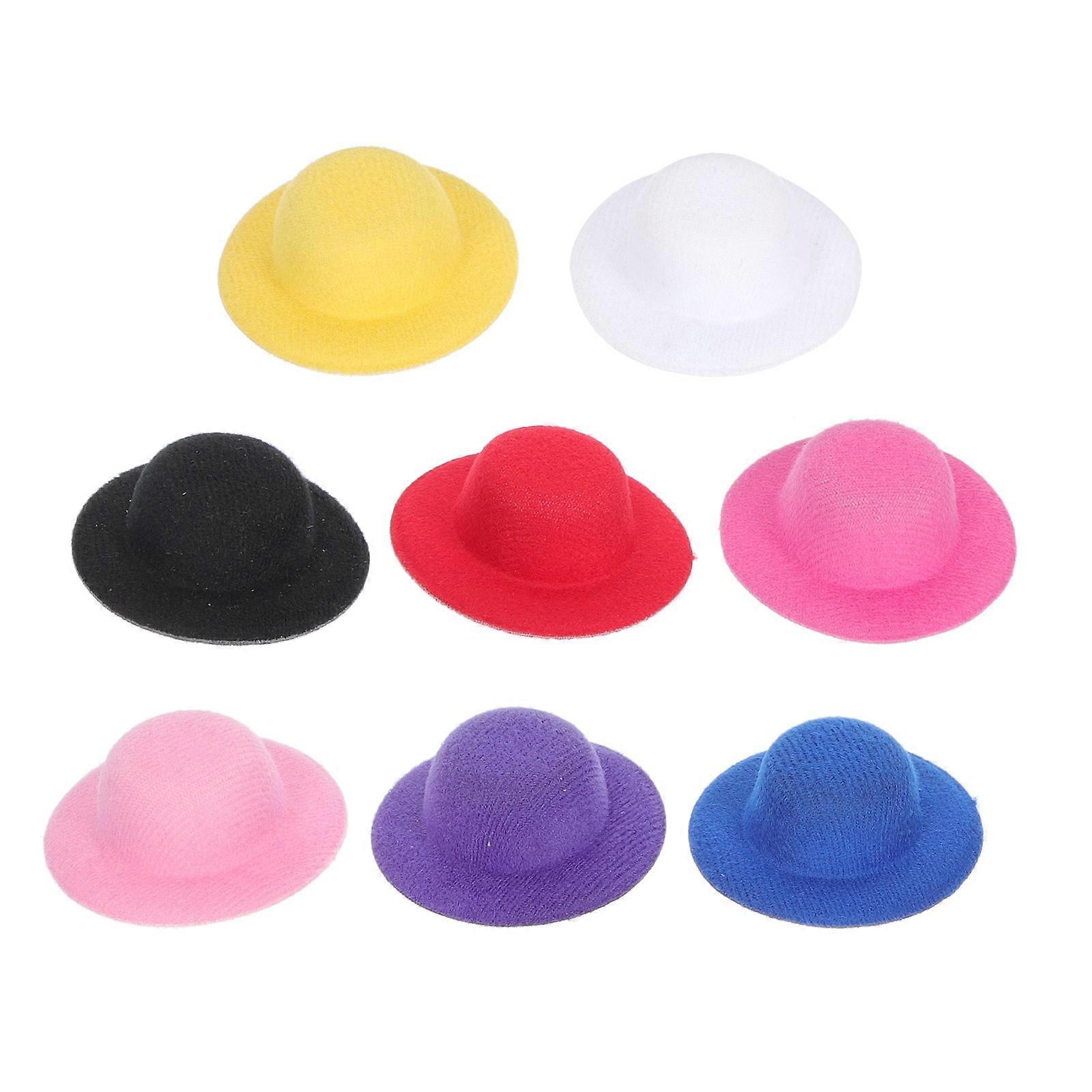 Small Hat Adorns Doll Accessory for Decoration Use 16Pcs DIY Set