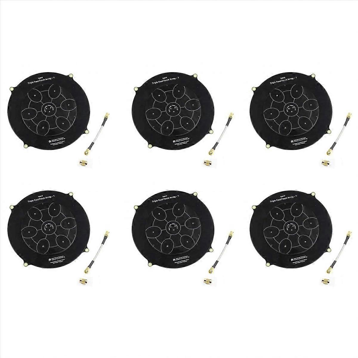 150mm Triple Feed Patch 5.8GHz 14DBi Pagoda Array FPV Antenna Image Transmitter Flat Panel Antenna f
