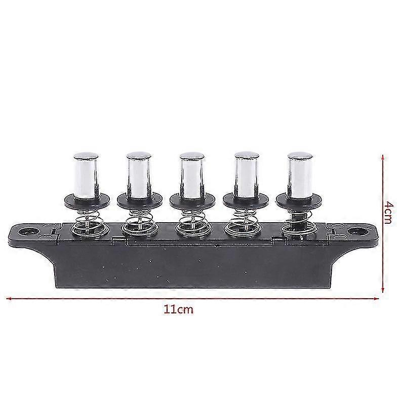 Five-position Plug-in Button Switch For Range Hood Five-position Silver Switch