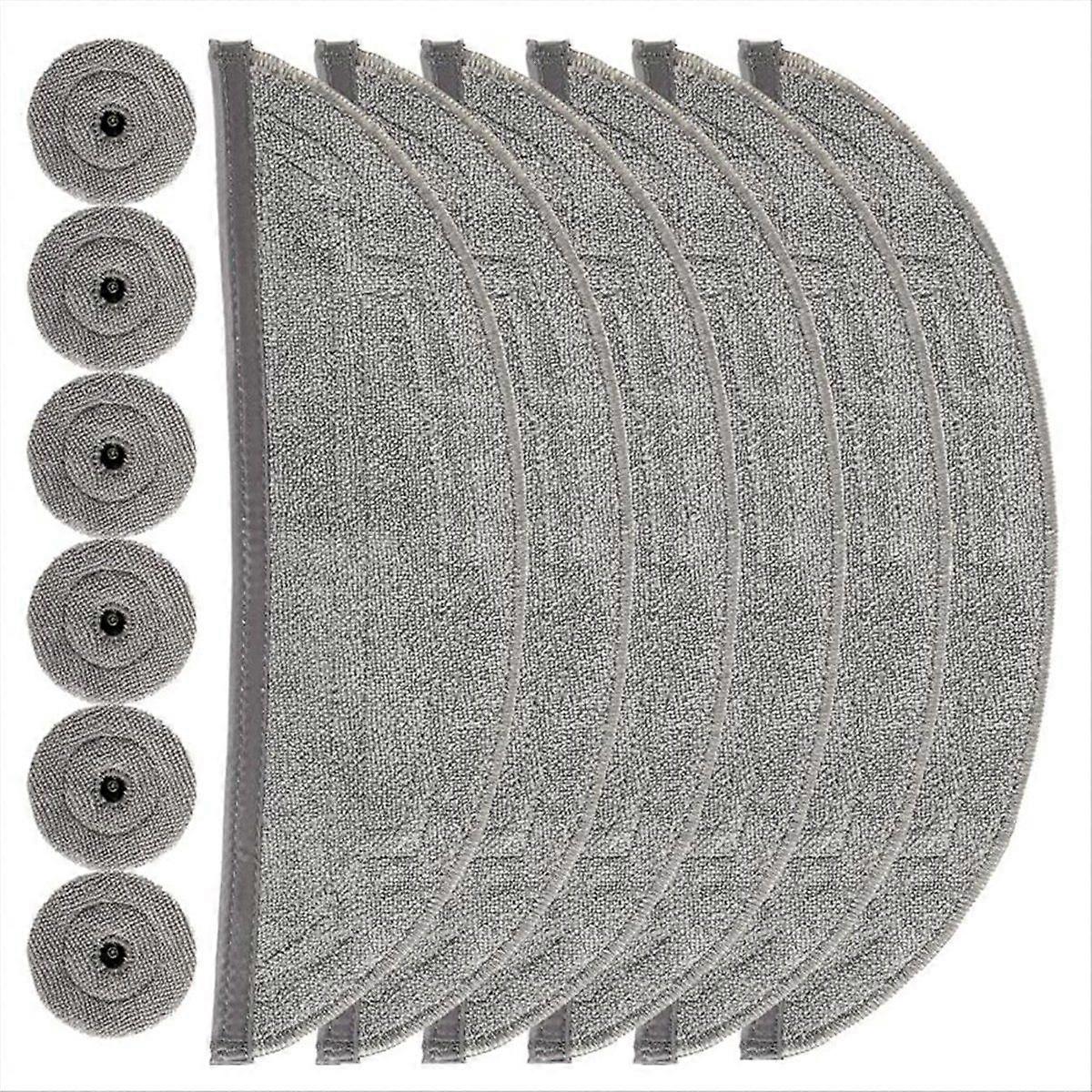 12PCS Mop Pads Refills for Roborock S8 MaxV Ultra / S8 Max Ultra