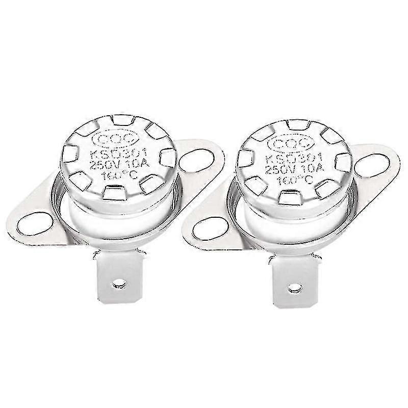 2pcs 250v 10a 160c Normally Closed Thermostat Ksd301 Thermal Control Switch