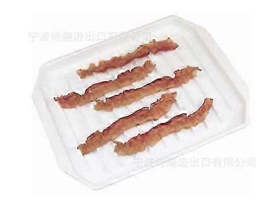 Bacon Baking Pan Cooking Tray Microwave Baking Rack Microwave Bakeware For Home Z