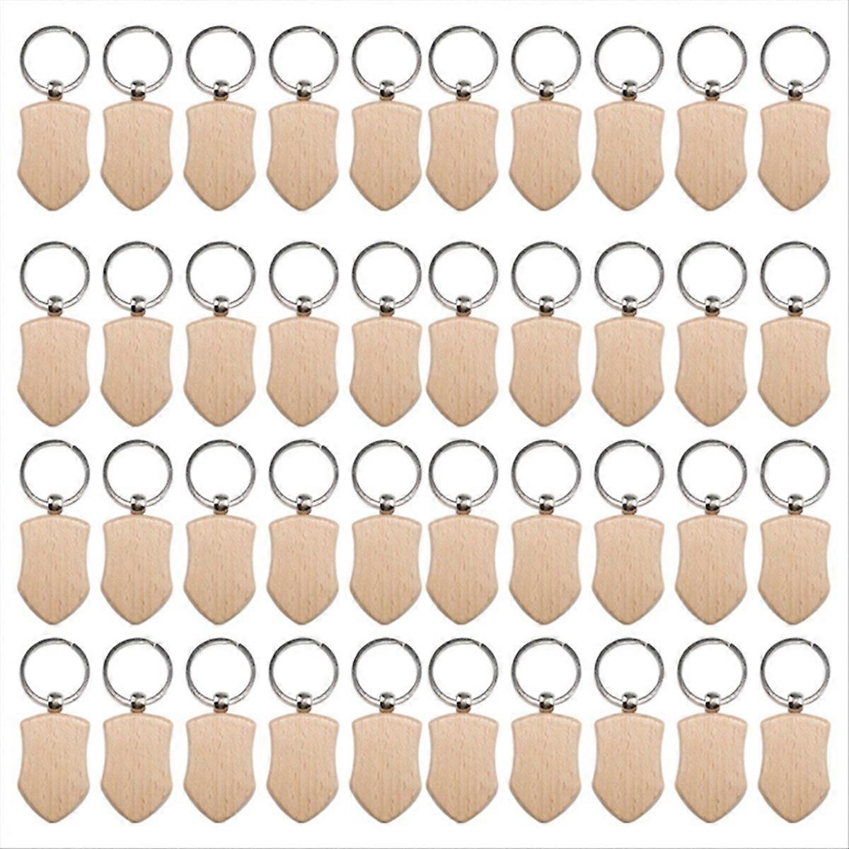 Blank Wooden Key Tag Key Engraving Blanks Unfinished Key Tags,Style 3
