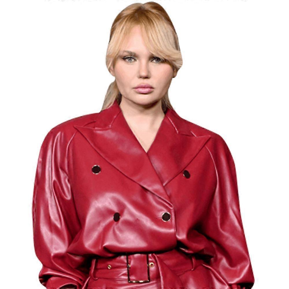 Elena Matei (Leather Outfit) Half Body Buddy Cutout