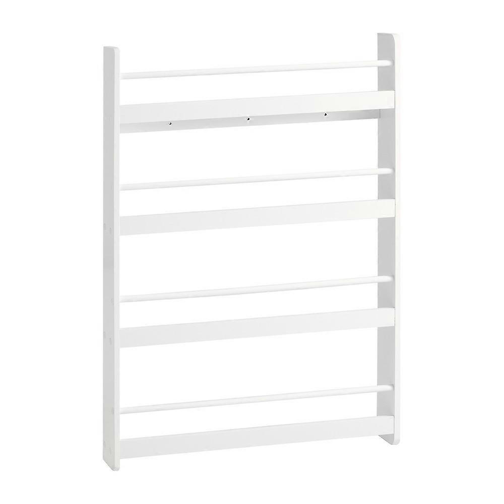 Bibliothèque murale à 4 niveaux pour enfants étagère de rangement étagère daffichage barre en pin da