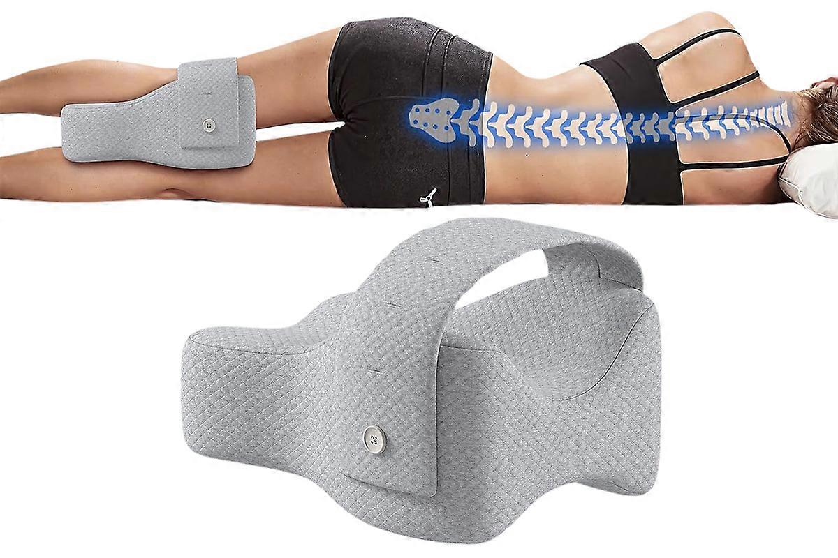 Knee Pillow for Side Sleepers Memory Foam Leg Pillow for Sciatica
