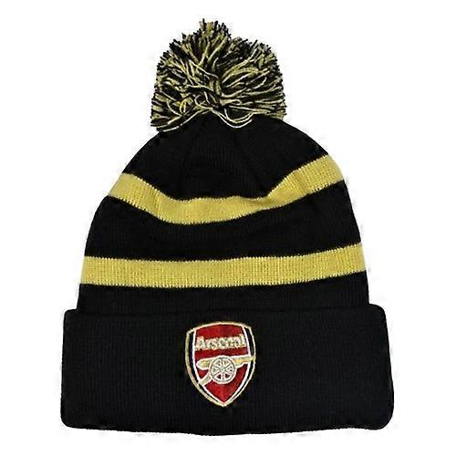 Arsenal FC Cannon Striped Bobble Beanie