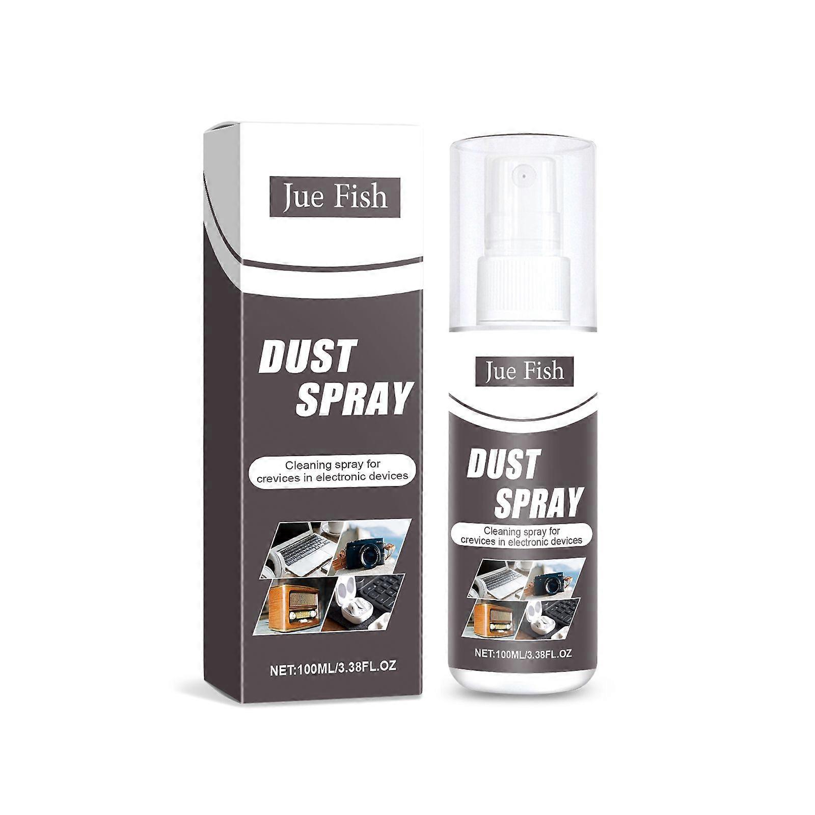 Jue-Fish Keyboard Dust Cleaning Spray Multi-Purpose Cleaner For Computer Air Gaps And Stains