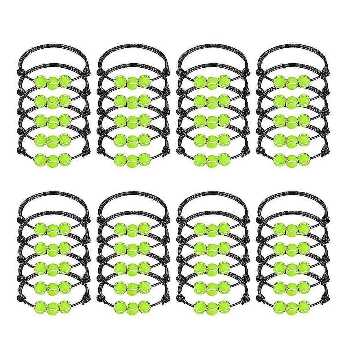 40 buc brățări cu talismane de tenis, mărgele de tenis, brățări