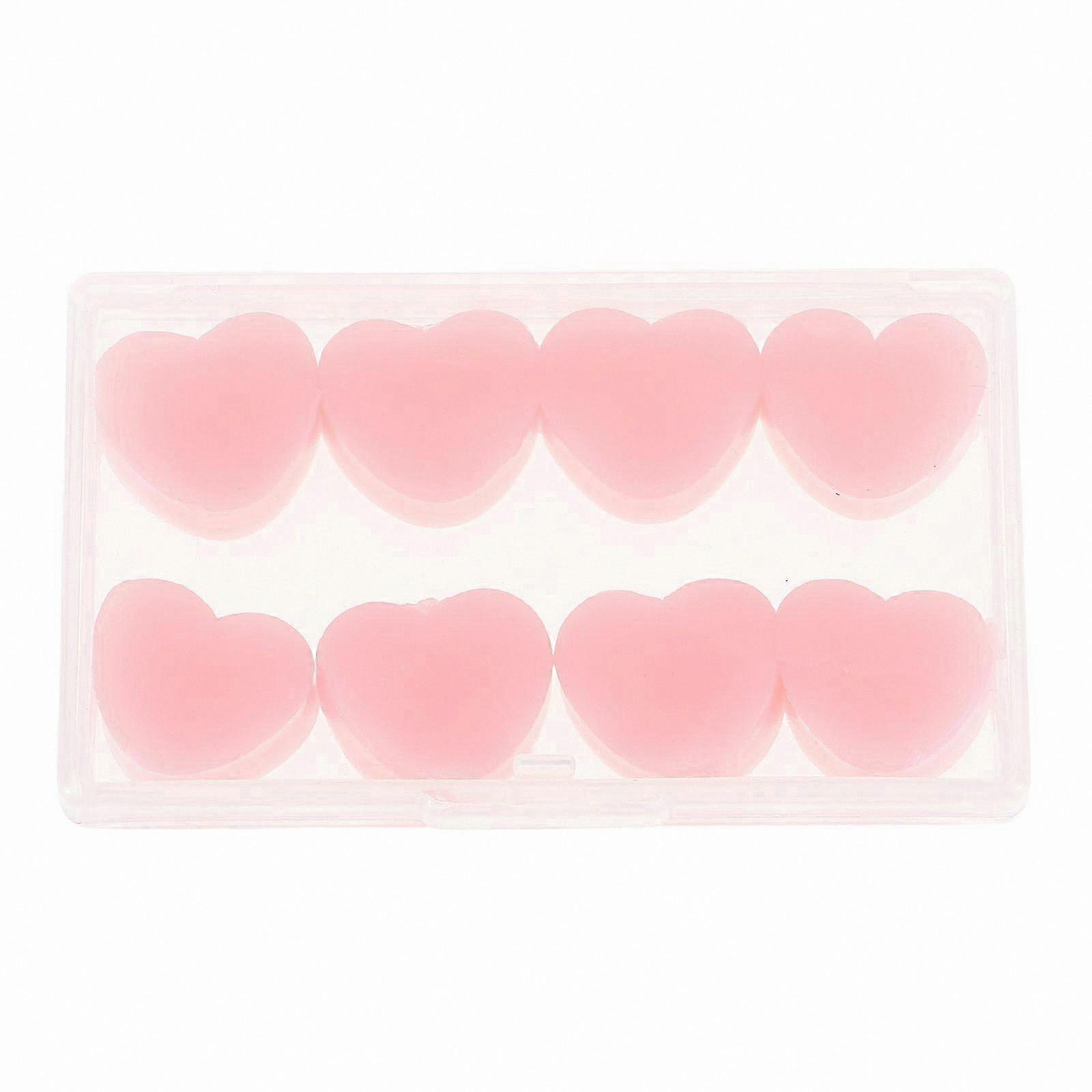 8 Pcs Reusable Silicone Earplugs for Sleeping, Swimming, and Noise Reduction with Carrying Case