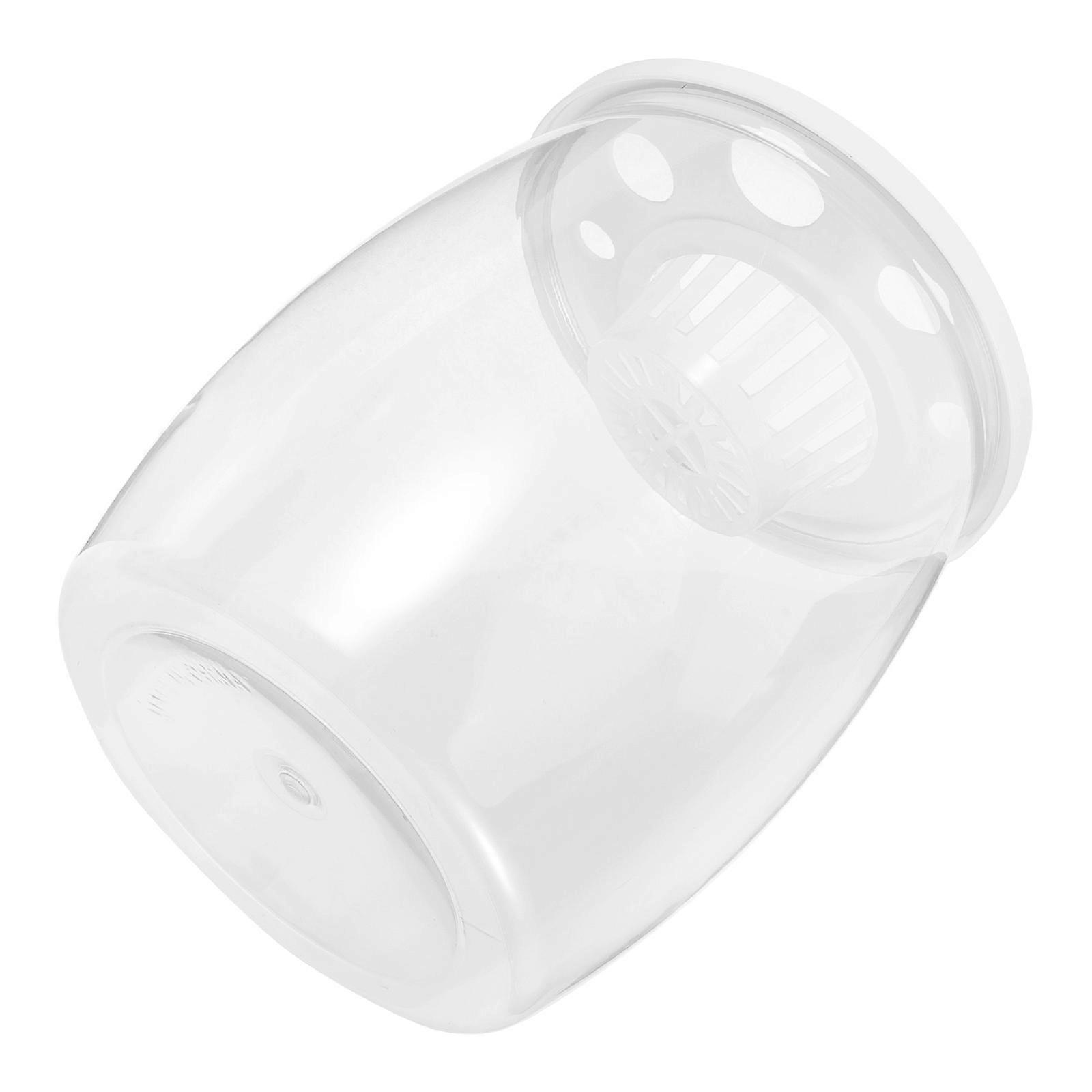 Hydroponic Fish Tank Small Plastic Aquarium for Feeding Clear