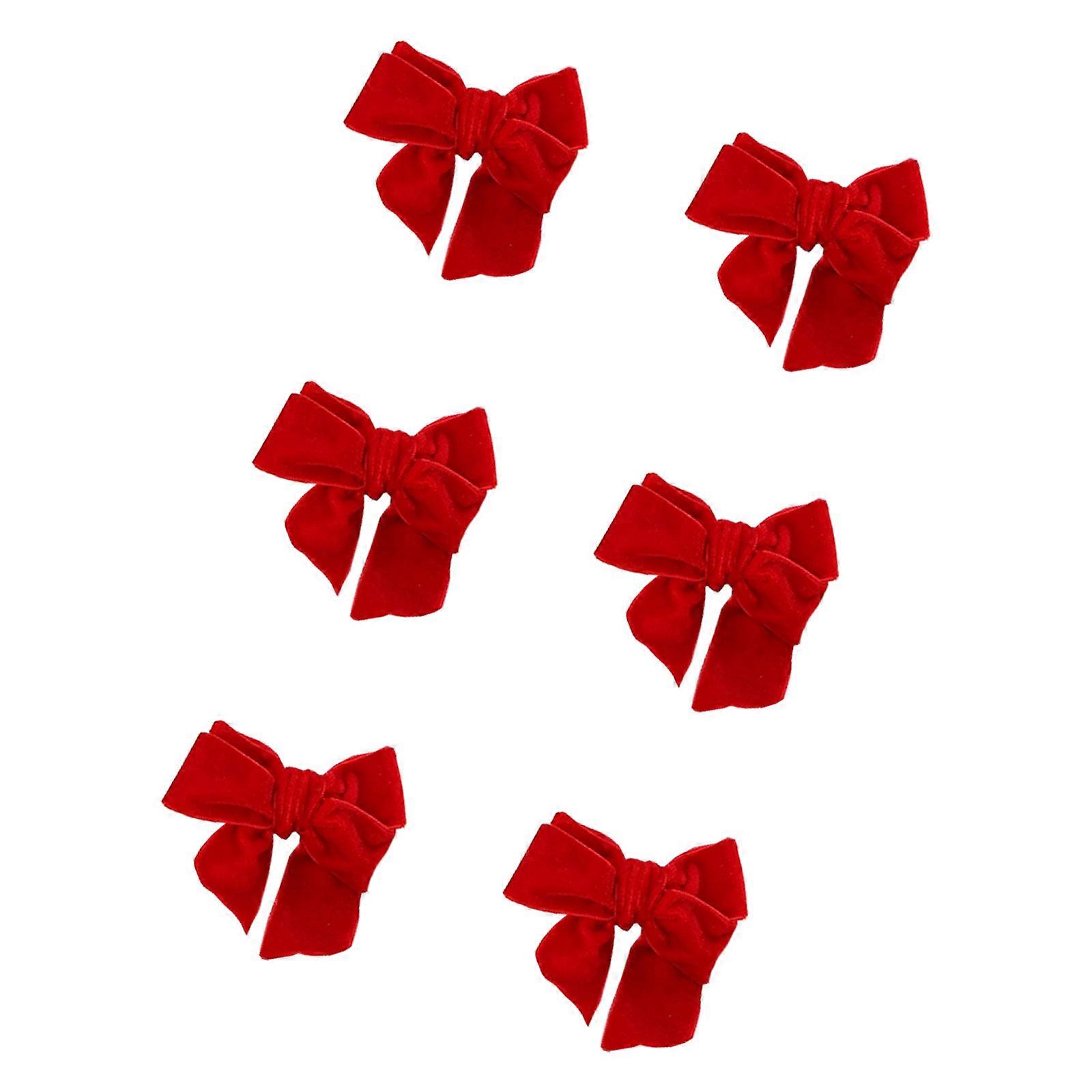 Efficient Holiday Table Decors Flannel Napkin Rings Suitable For Restaurants Home Banquets Event  Red