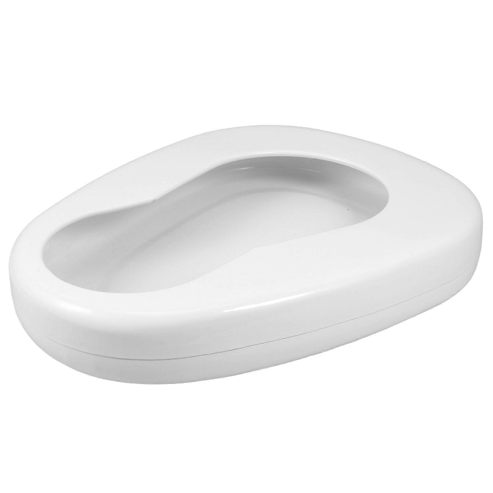 Portable Bedpans Enamel Bed Pan for Nursing Use Leak Proof Design for Patients