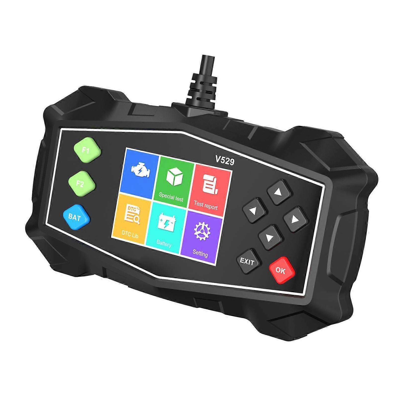 OBDII Auto Scanner Carbon Deposit Detection With Engine Protective Features & Comprehensive Fuels Composition Analysis Multicolor