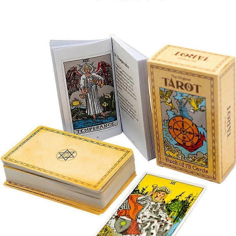 Luxora 78 PCS Original Tarot Cards and Guide Book - Beginner Set by Pamela Colman-Smith, Perfect for Tarot Reading and Learning