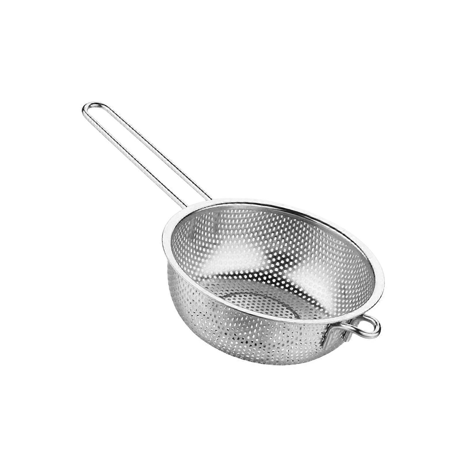Stainless Steel Colander Strainer Basket 28.5cm for Pasta Vegetables Fruit Draining Kitchen Use