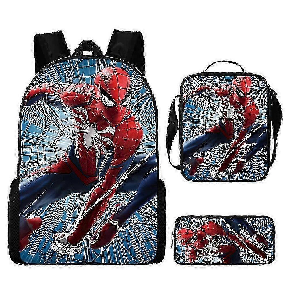 Marvel Spiderman Student School Bag Large Backpack JJM z