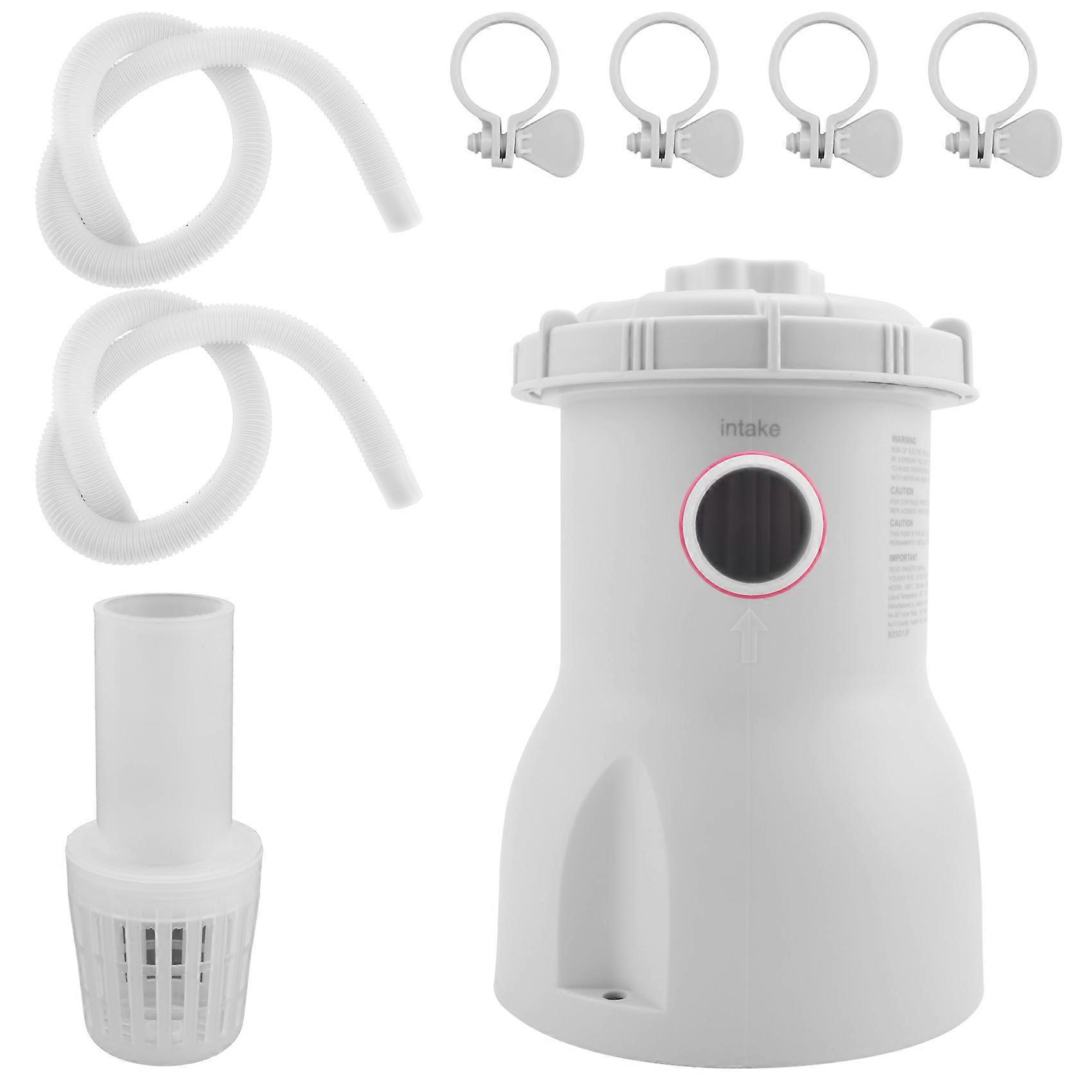 Inflatable Pool Filter Pump Electric Water Pump for Swimming Pool,Pool Cleaner Circulation Filter Pump EU PLUG