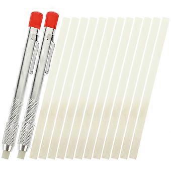 1 jeu de porte-stylos en stéatite Soudeurs Stylos de marquage Outils de travail de soudage avec recharges
