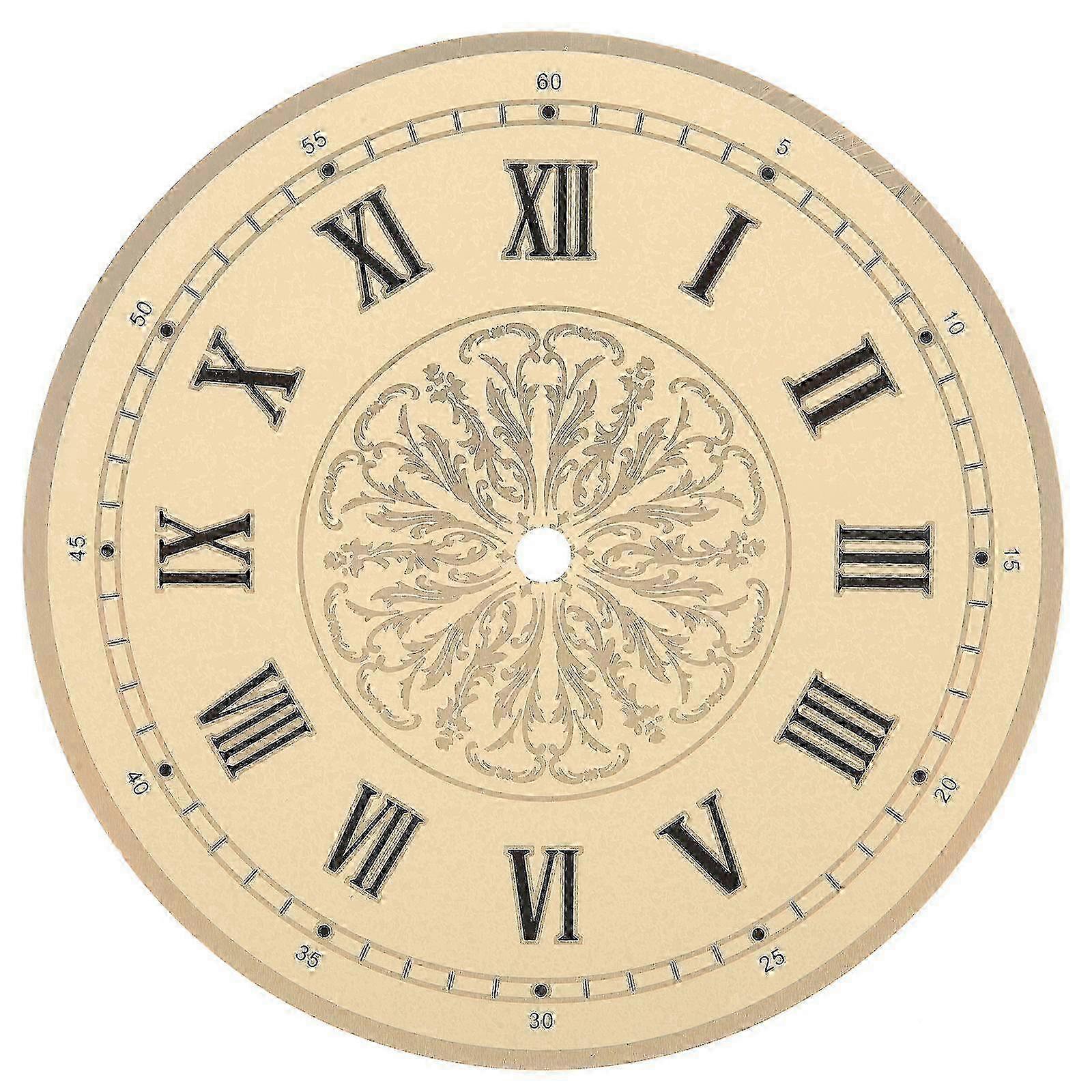 w DIY Clock Dial Replacement Reusable Dial for Clock Making Replacement Dial Part Clock Round Dial