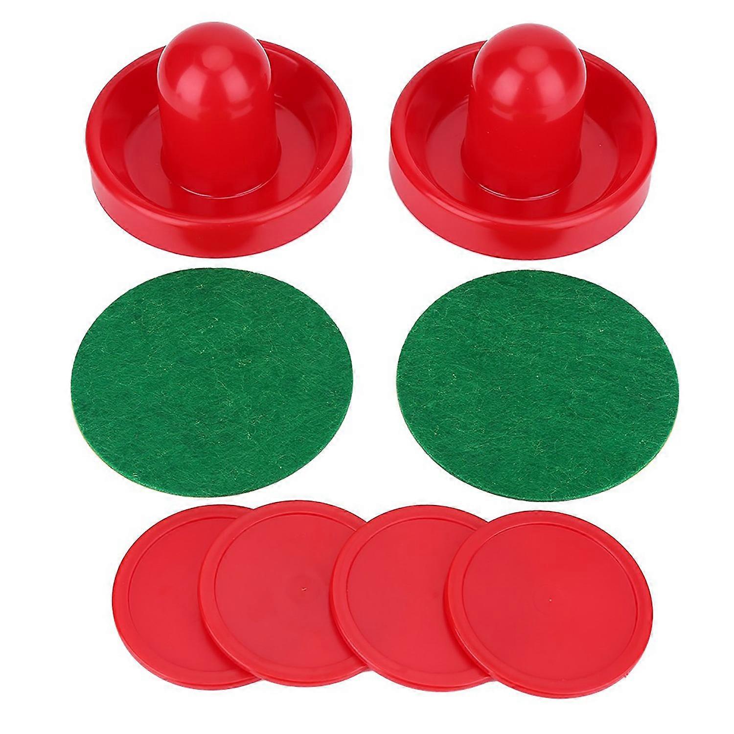 Plastic Lightweight Goalies Ice Hockey Pushers Pucks Set Replacement for Tables Game (M)