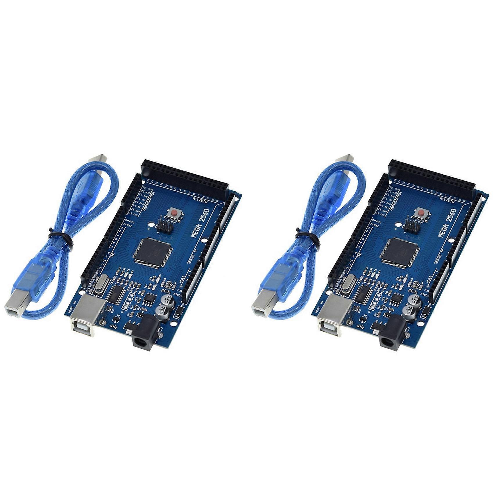 2X Pro Mini MEGA 2560 Mega+WiFi R3 ATmega2560 Chip CH340G for Arduino Mega R3 Development Board WeMos ESP8266