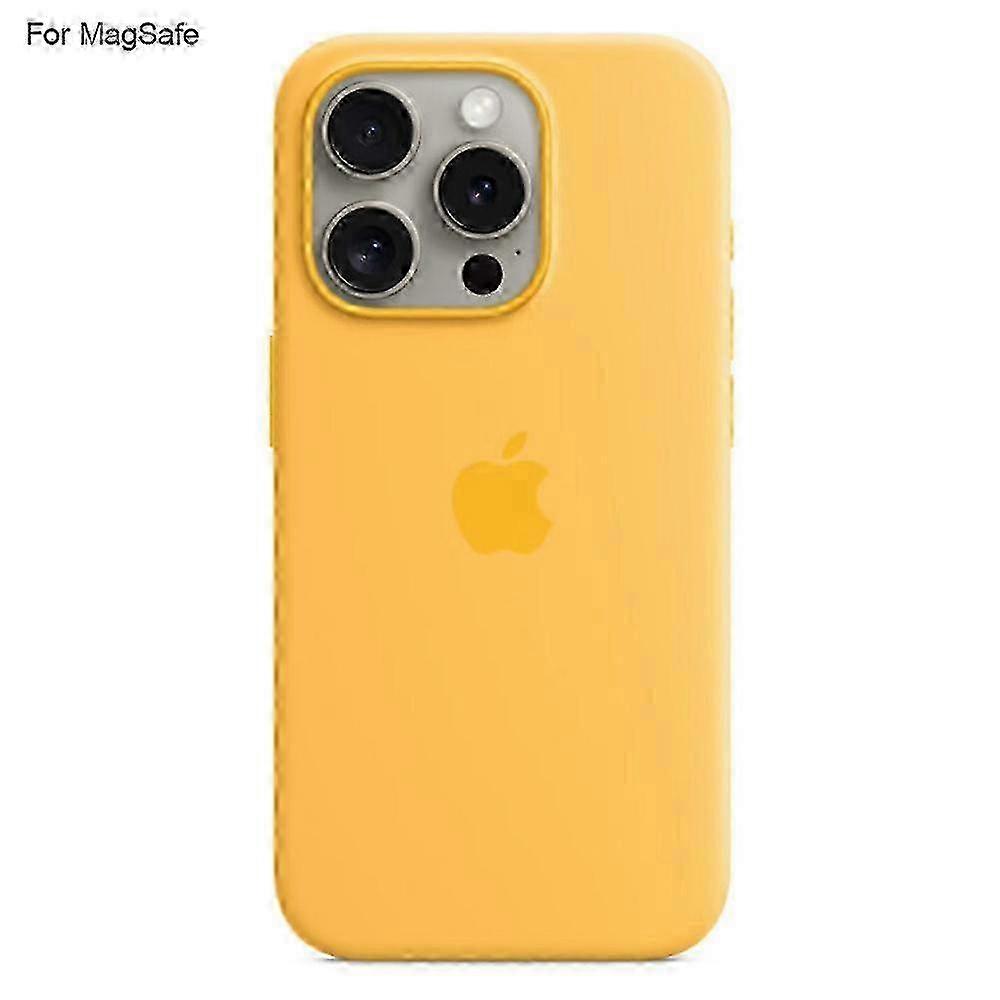 iPhone 15 Pro Case with MagSafe Compatibility: Liquid Silicone Cover & Induction Popover Feature