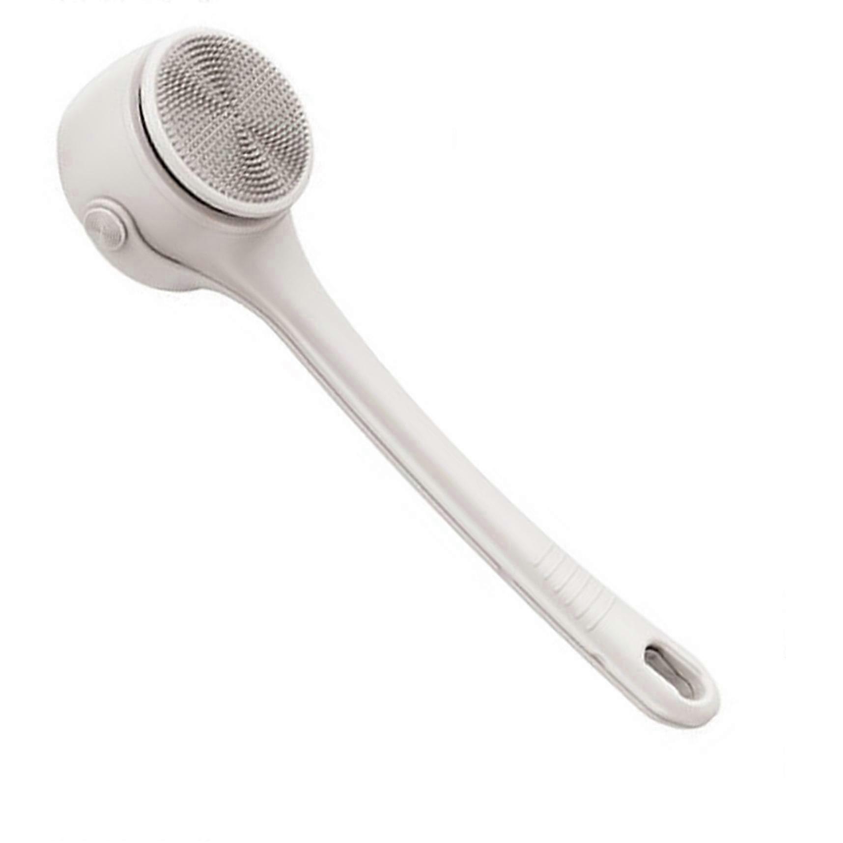 Electric Back Scrubber with Long Handle and Detachable Heads