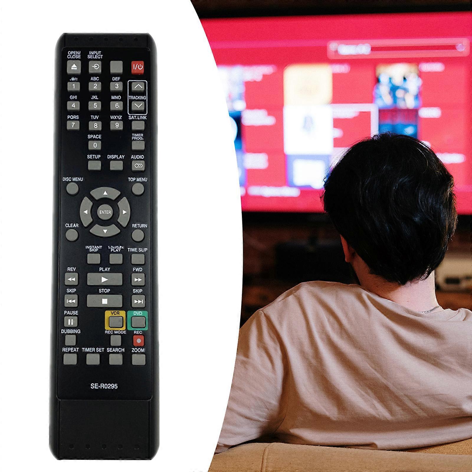 Easy to Use Remote Controls for DVDs Recorders Intuitives Button Layout for Seniors Children and Home Entertainment Multicolor