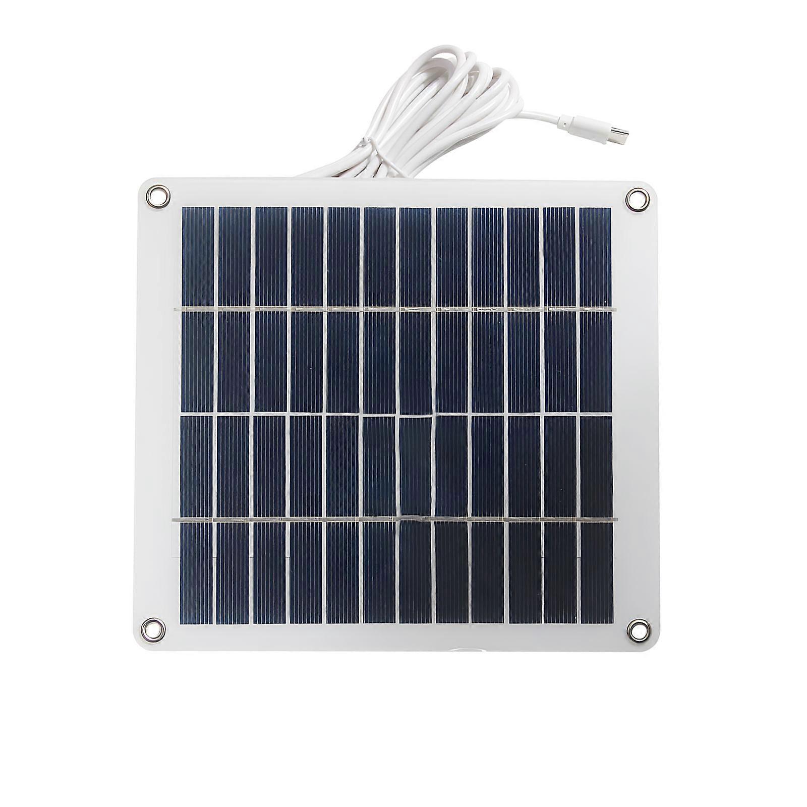 Dense 5W12V Solar Device Panel Efficient Transportable Permanent Plan Holy being Camping Travel and Quests Multicolor