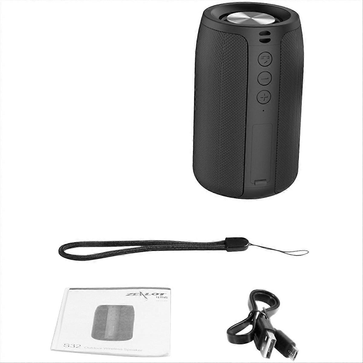  S32 Portable Waterproof Wireless Speaker with Stereo Sound